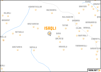 map of Isaqlı