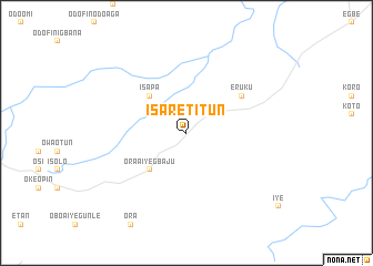 map of Isare Titun
