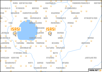 map of Isasi