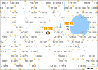 map of Isasi