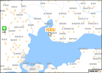 map of Isasi