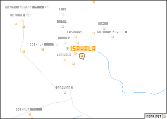 map of Īsāwāla