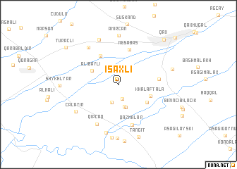 map of İsaxlı