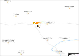 map of Isayevo