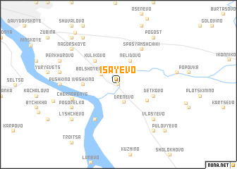 map of Isayevo