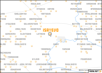 map of Isayevo