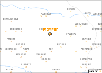 map of Isayevo