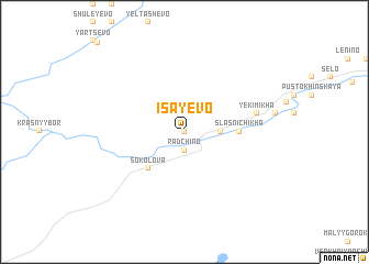 map of Isayevo