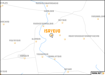 map of Isayevo