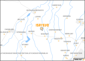 map of Isayevo