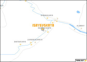 map of Isayevskaya