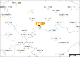 map of Isayev