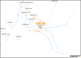 map of Īsazai