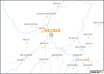 map of Isazawa