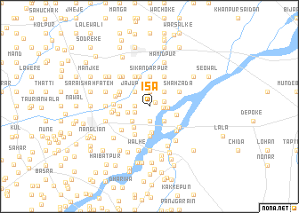 map of Īsa