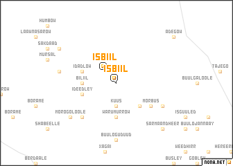 map of Isbiil