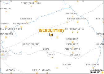 map of Ischolnyany