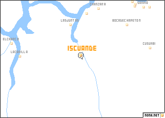 map of Iscuandé