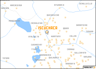 map of Iscuchaca
