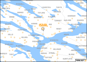 map of Isdal