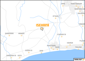 map of Isehara