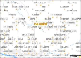 map of Isehorn