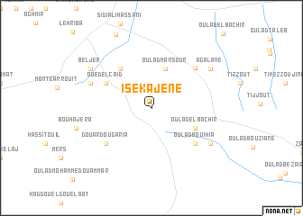 map of Isekajene