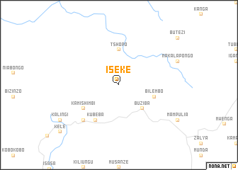 map of Iseke