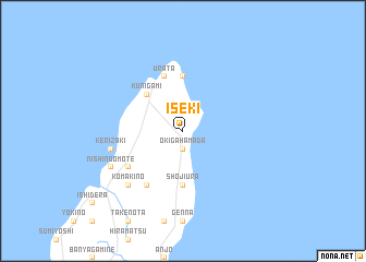 map of Iseki