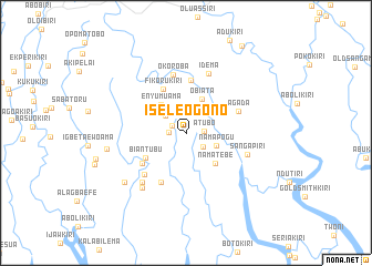 map of Iseleogono