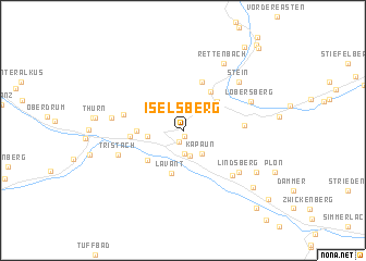 map of Iselsberg