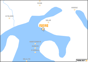 map of Iseme