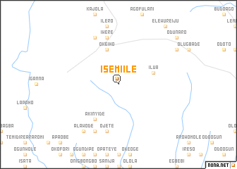 map of Isemi Ile