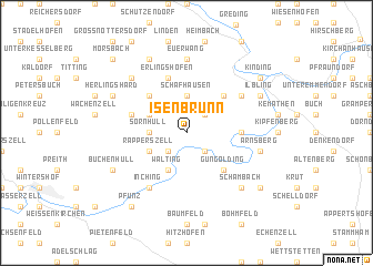 map of Isenbrunn