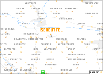 map of Isenbüttel