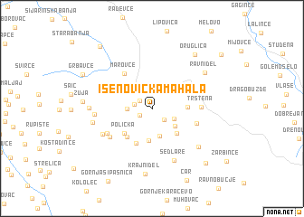 map of Isenovicka Mahala