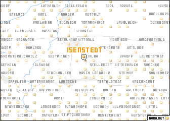 map of Isenstedt