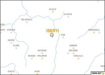 map of Isenyi