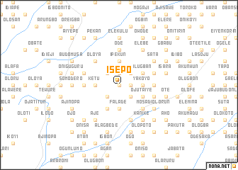 map of Isepo