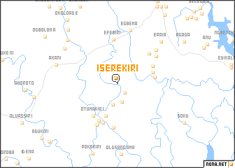 map of Iserekiri