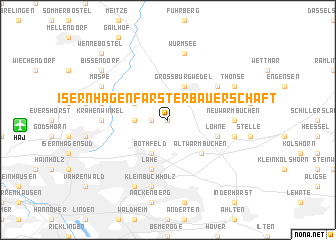 map of Isernhagen Farster Bauerschaft