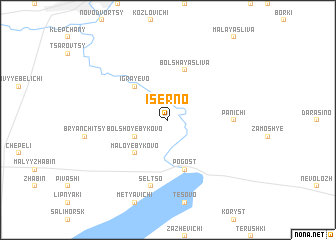 map of Iserno