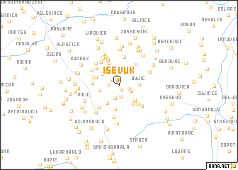 map of Isevuk