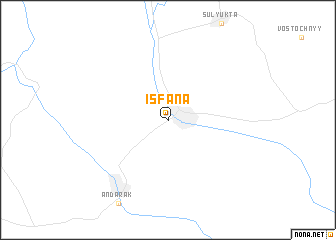map of Isfana