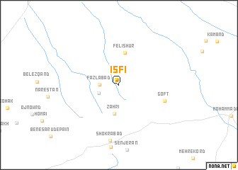 map of Īsfī