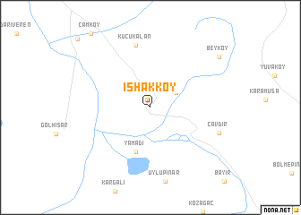 map of İshakköy