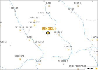 map of İshaklı