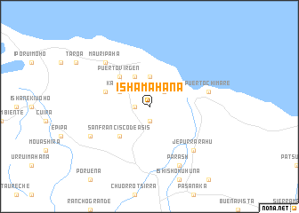 map of Ishámahana