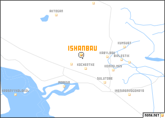 map of Ishanbau