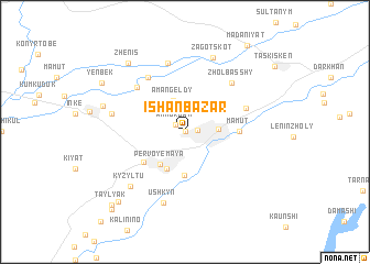 map of (( Ishan-Bazar ))